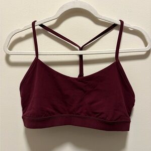 Lululemon Flow Y Bra Burgundy Size 12